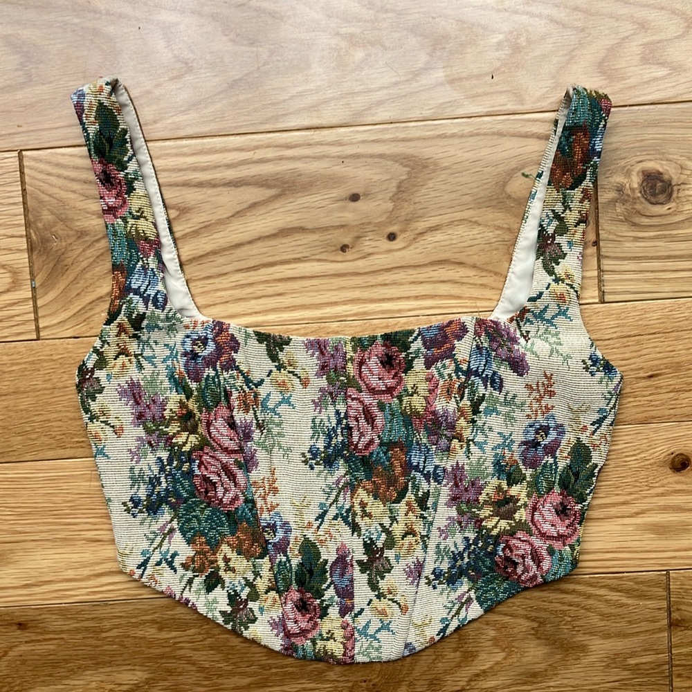 Princess Polly Floral Tapestry Women’s Top